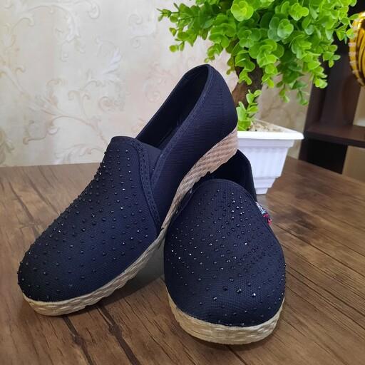 کفش راحتی زنانه طبی نگین دار